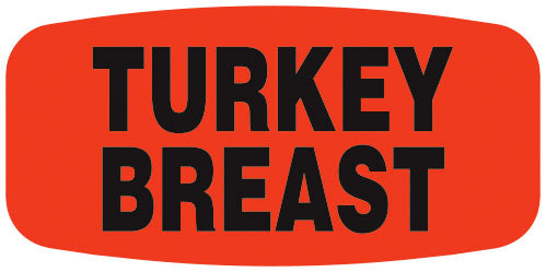 Turkey Breast Label | Roll of 1,000