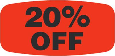 20% Off Label | Roll of 1,000