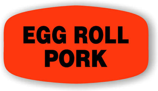 Egg Roll Pork Label | Roll of 1,000