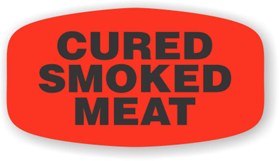 Cured Smoked Meat Label | Roll of 1,000