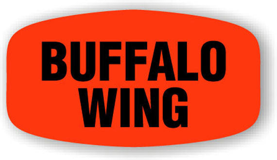 Buffalo Wing Label | Roll of 1,000