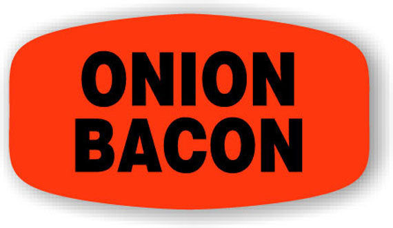 Onion Bacon Label | Roll of 1,000