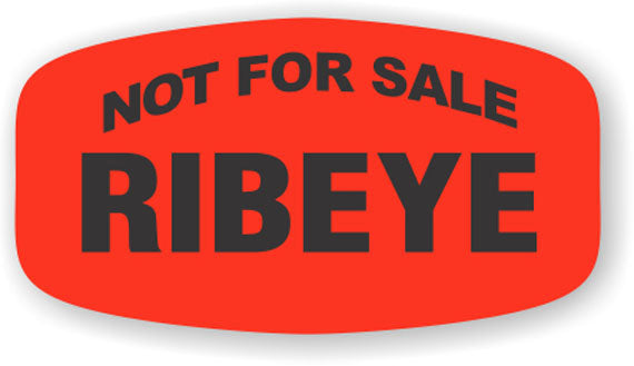 Not For Sale Ribeye Label | Roll of 1,000