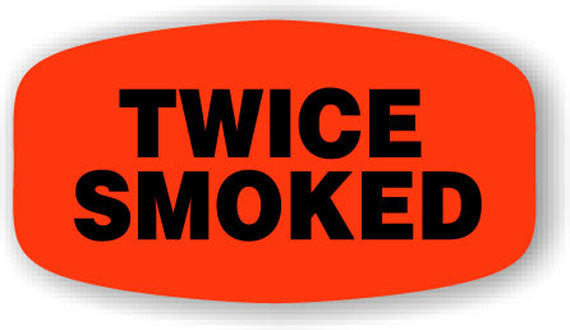 Twice Smoked Label | Roll of 1,000