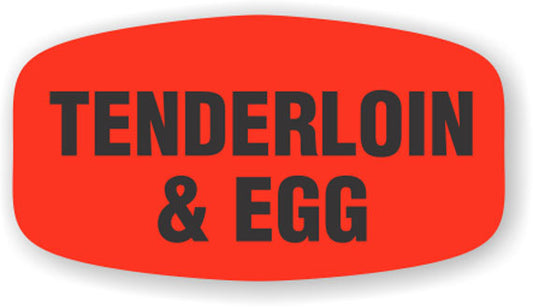 Tenderloin & Egg  Label | Roll of 1,000