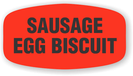 Sausage Egg Biscuit Label | Roll of 1,000