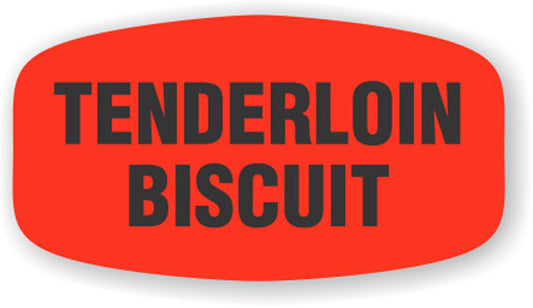 Tenderloin Biscuit Label | Roll of 1,000
