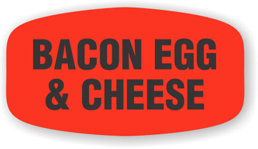 Bacon, Egg, & Cheese Label | Roll of 1,000