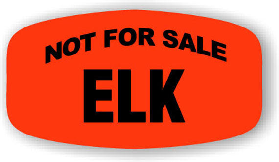 Not For Sale Elk Label | Roll of 1,000
