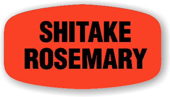 Shitake Rosemary Label | Roll of 1,000
