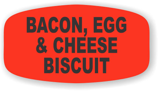 Bacon, Egg & Cheese Biscuit Label | Roll of 1,000
