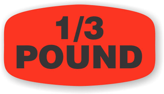 1/3 Pound Label | Roll of 1,000