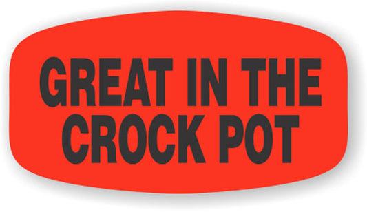 Great in the Crock Pot Label | Roll of 1,000