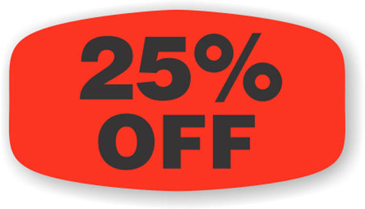 25% Off Label | Roll of 1,000