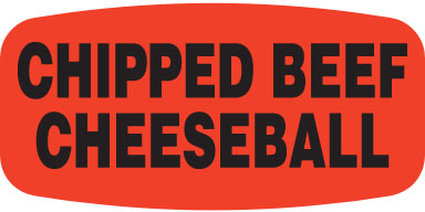 Chipped Beef Cheeseball  Label | Roll of 1,000