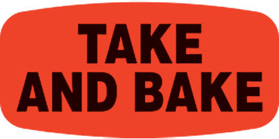Take and Bake Label | Roll of 1,000