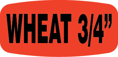 Wheat 3/4 (inch) Label | Roll of 1,000