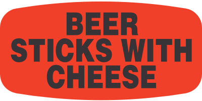 Beer Sticks with Cheese Label | Roll of 1,000
