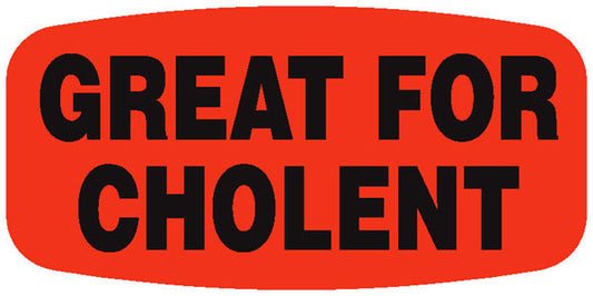 Great For Cholent Label | Roll of 1,000