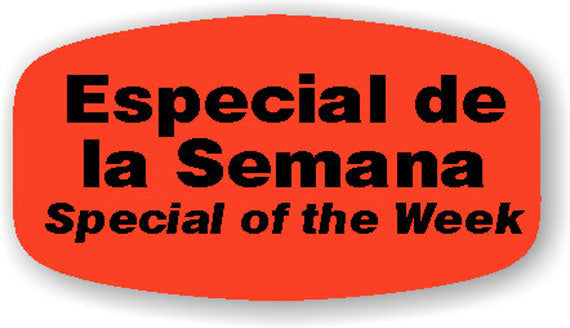Special of the Week / Especial de la Semana Label | Roll of 1,000