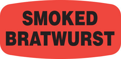Smoked Bratwurst Label | Roll of 1,000