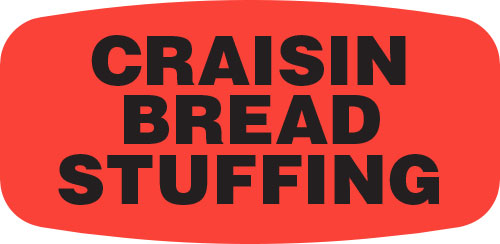 Craisin Bread Stuffing Label | Roll of 1,000