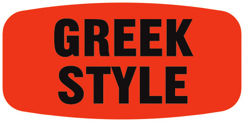 Greek Style Label | Roll of 1,000