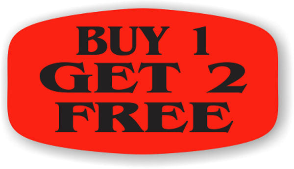 Buy 1 Get 2 Free Label | Roll of 1,000