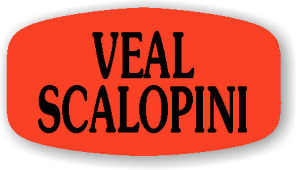 Veal Scalopini Label | Roll of 1,000