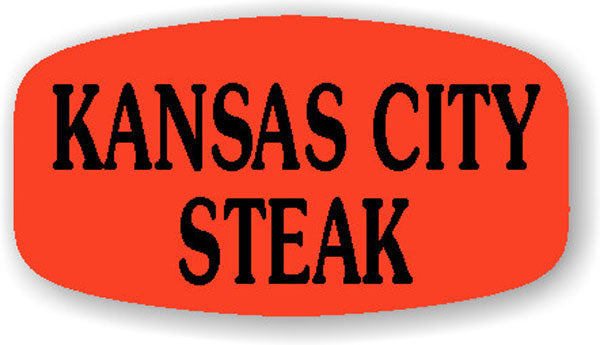 Kansas City Steak Label | Roll of 1,000