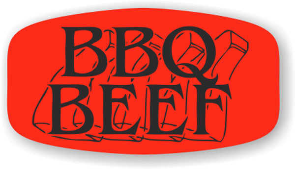BBQ Beef Label | Roll of 1,000