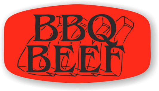 BBQ Beef Label | Roll of 1,000