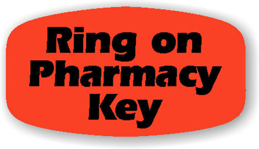 Ring on Pharmacy Key Label | Roll of 1,000