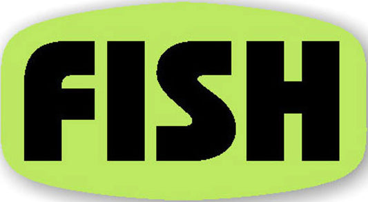 Fish Label | Roll of 1,000
