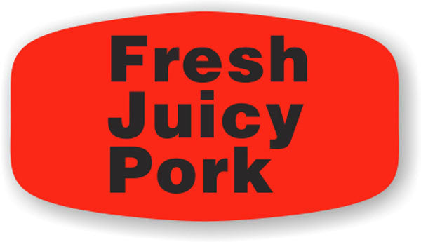 Fresh Juicy Pork Label | Roll of 1,000