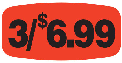 3/$6.99 Label | Roll of 1,000