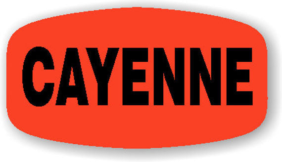 Cayenne Label | Roll of 1,000