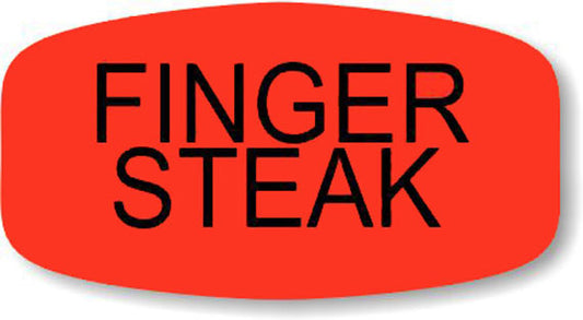 Finger Steak Label | Roll of 1,000
