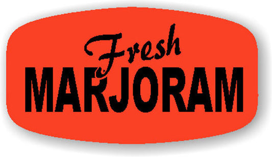 Fresh Marjoram   Label | Roll of 1,000