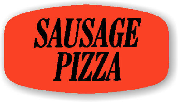 Sausage Pizza Label | Roll of 1,000