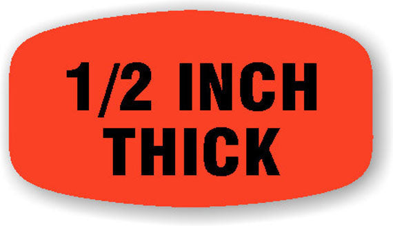1/2 inch thick Label | Roll of 1,000