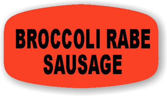 Broccoli Rabe Sausage Label | Roll of 1,000