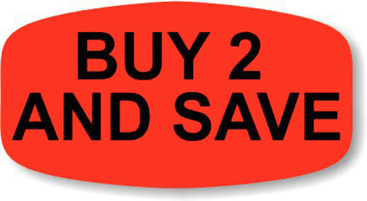 Buy 2 and Save  Label | Roll of 1,000