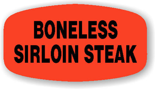 Boneless Sirloin Steak Label | Roll of 1,000
