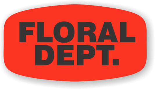 Floral Dept  Label | Roll of 1,000