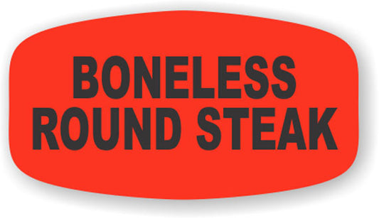 Boneless Round Steak Label | Roll of 1,000