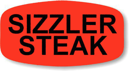 Sizzler Steak   Label | Roll of 1,000
