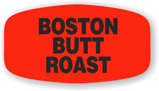 Boston Butt Roast  Label | Roll of 1,000