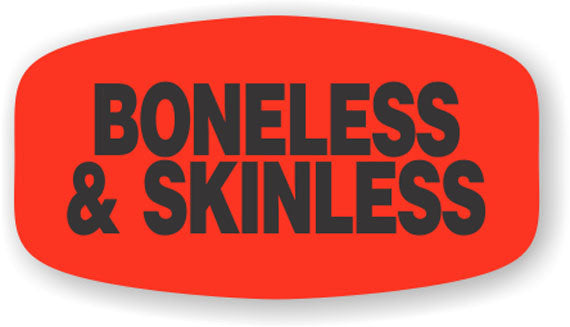 Boneless & Skinless  Label | Roll of 1,000