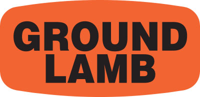 Ground Lamb Label | Roll of 1,000